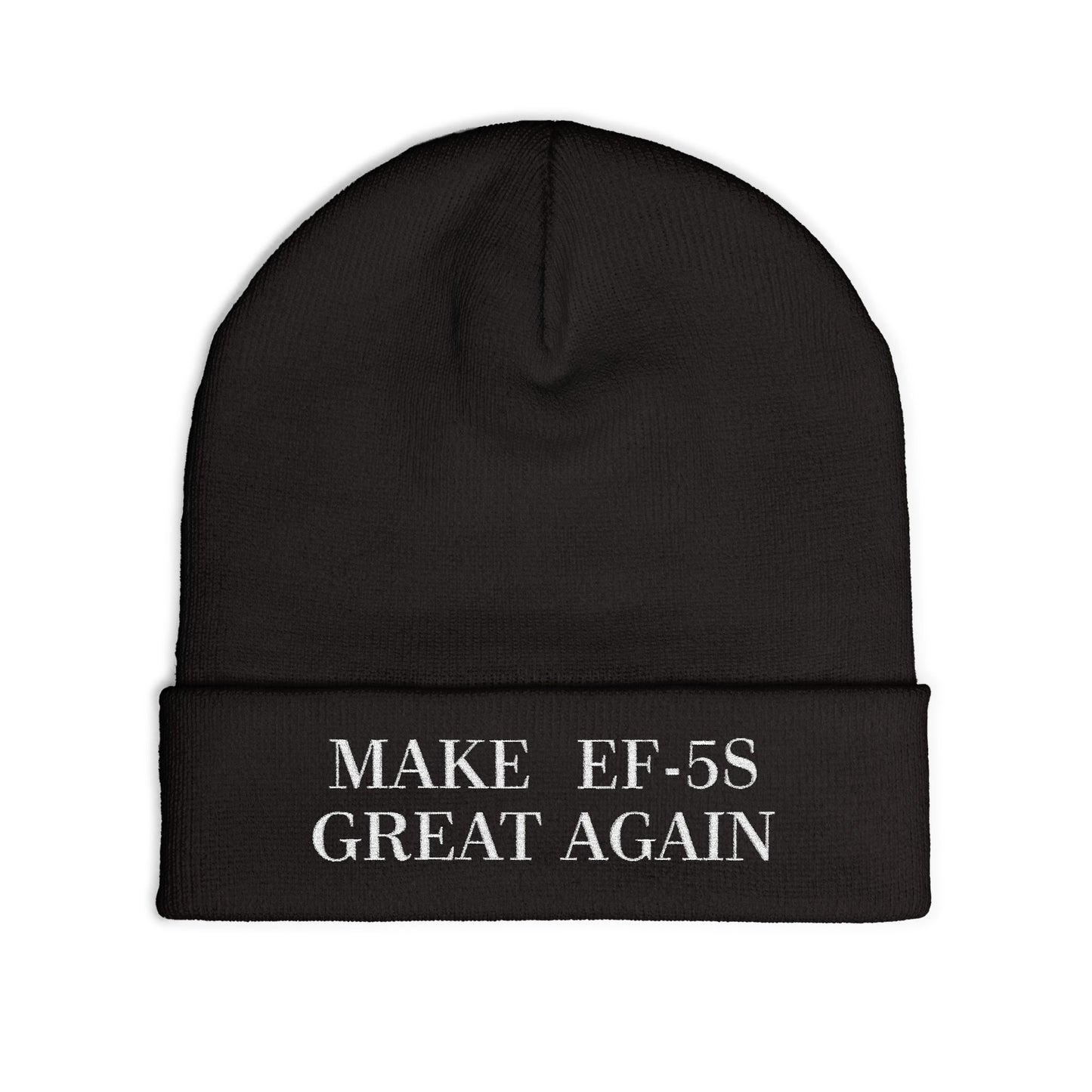 Embroidered Knit Beanie - Make EF-5s Great Again