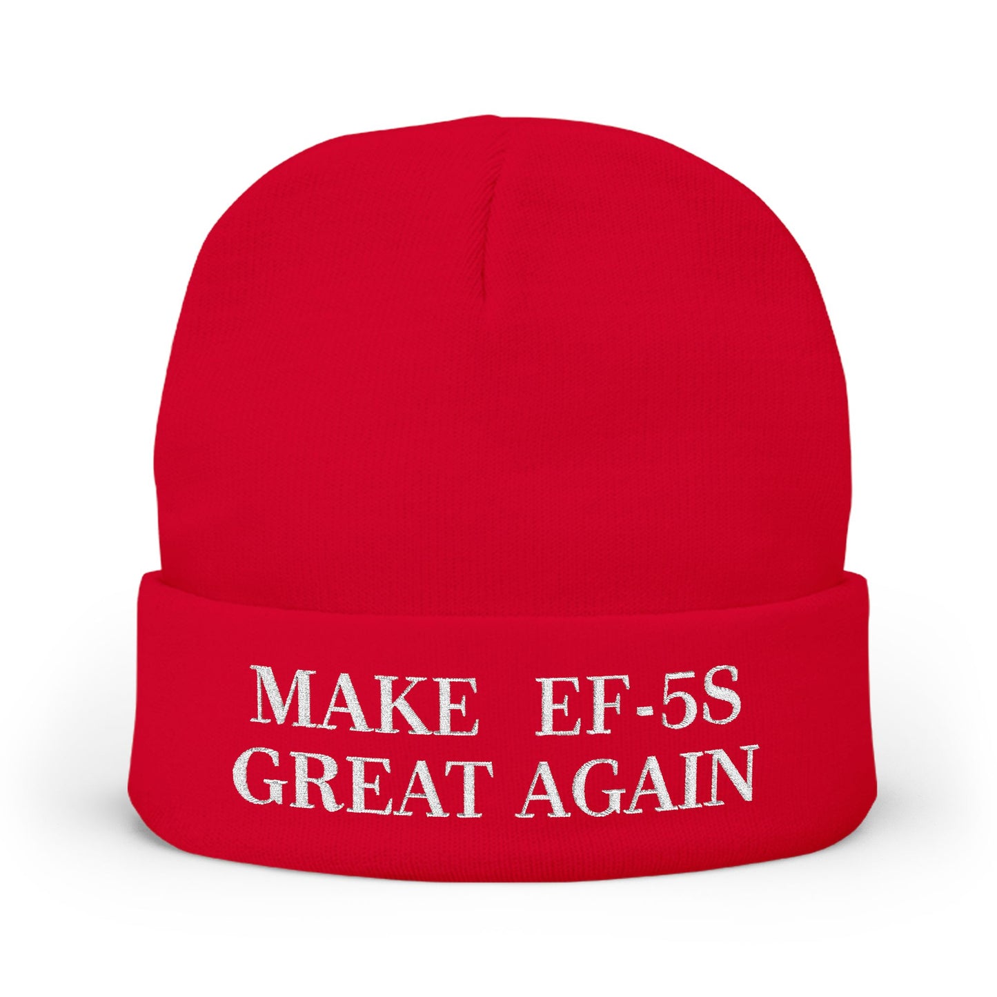 Embroidered Knit Beanie - Make EF-5s Great Again