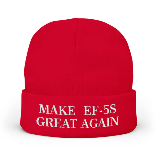 Embroidered Knit Beanie - Make EF-5s Great Again