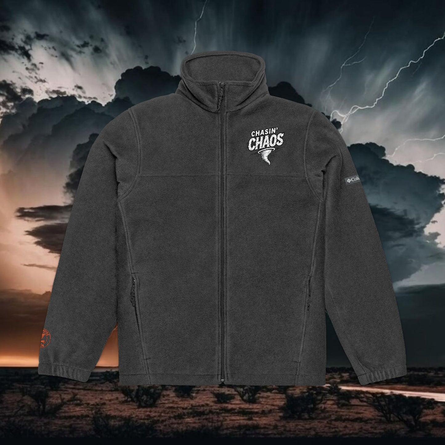 Chasin Chaos NSC Collection Unisex Columbia Fleece Jacket - Never Stop Chasing