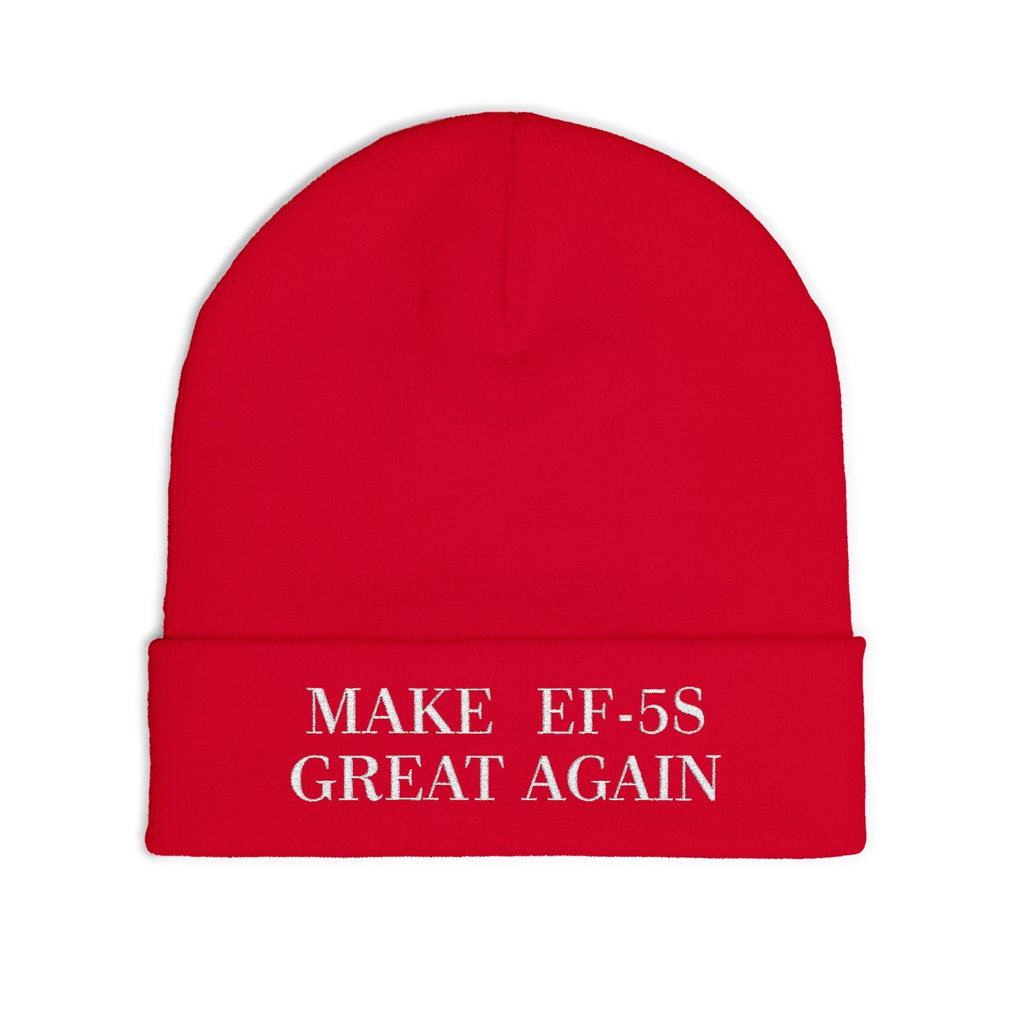 Embroidered Knit Beanie - Make EF-5s Great Again