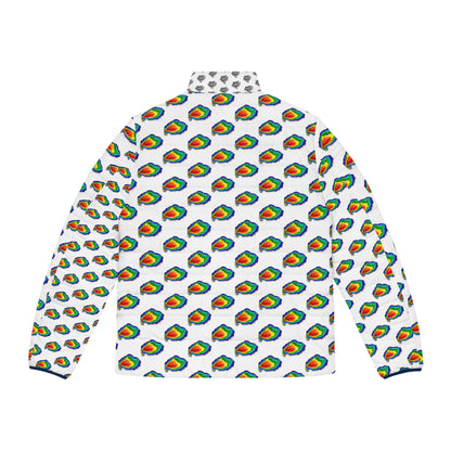 Men's Puffer Jacket - Tuscaloosa Supercell April 27th 2011 Chasin Chaos Design