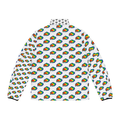Men's Puffer Jacket - Tuscaloosa Supercell April 27th 2011 Chasin Chaos Design