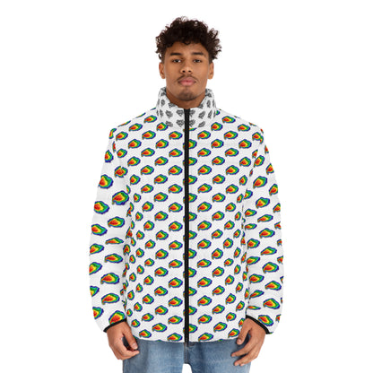 Men's Puffer Jacket - Tuscaloosa Supercell April 27th 2011 Chasin Chaos Design
