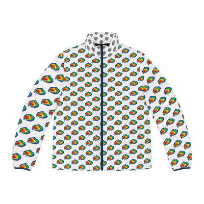 Men's Puffer Jacket - Tuscaloosa Supercell April 27th 2011 Chasin Chaos Design